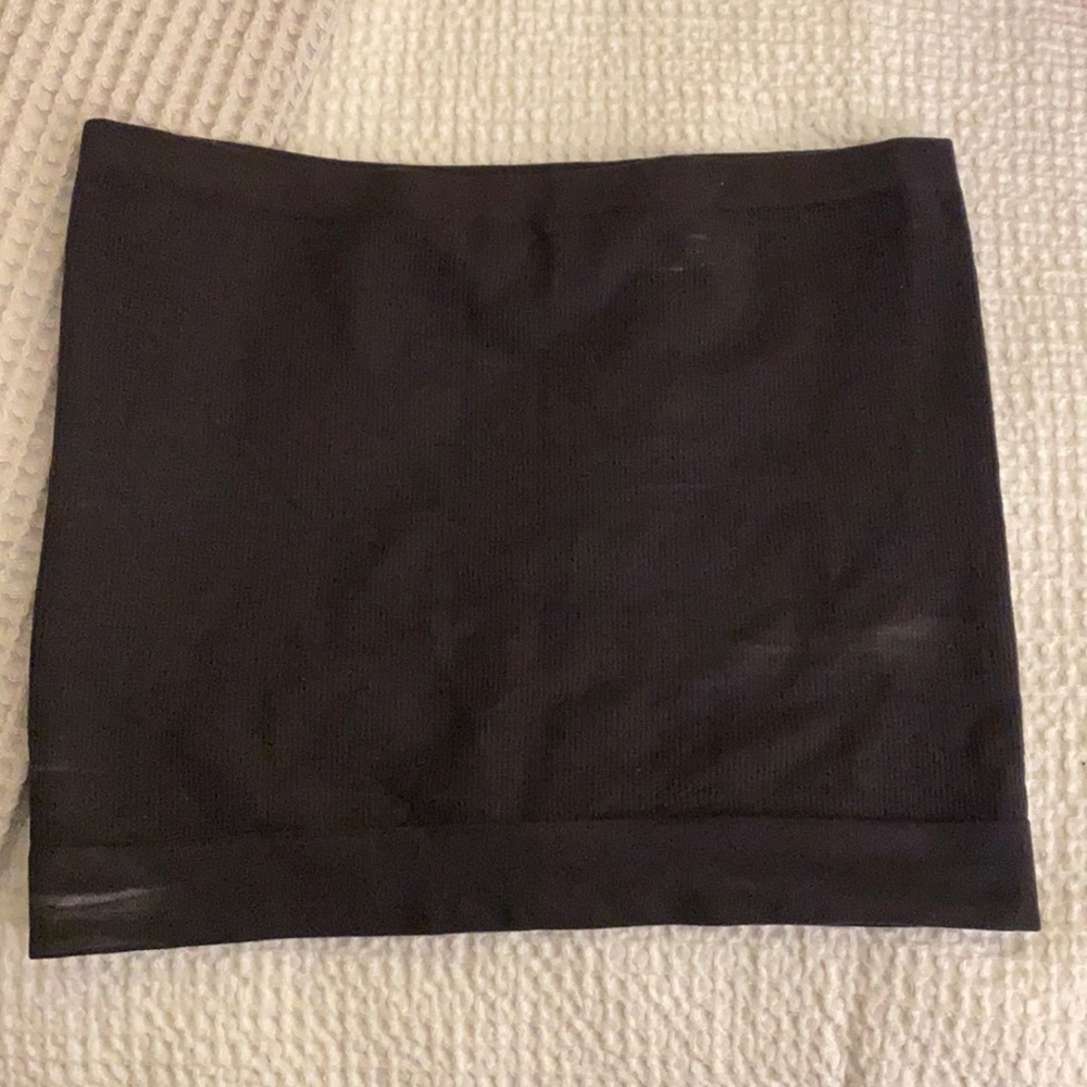 Black ribbed tube top free people